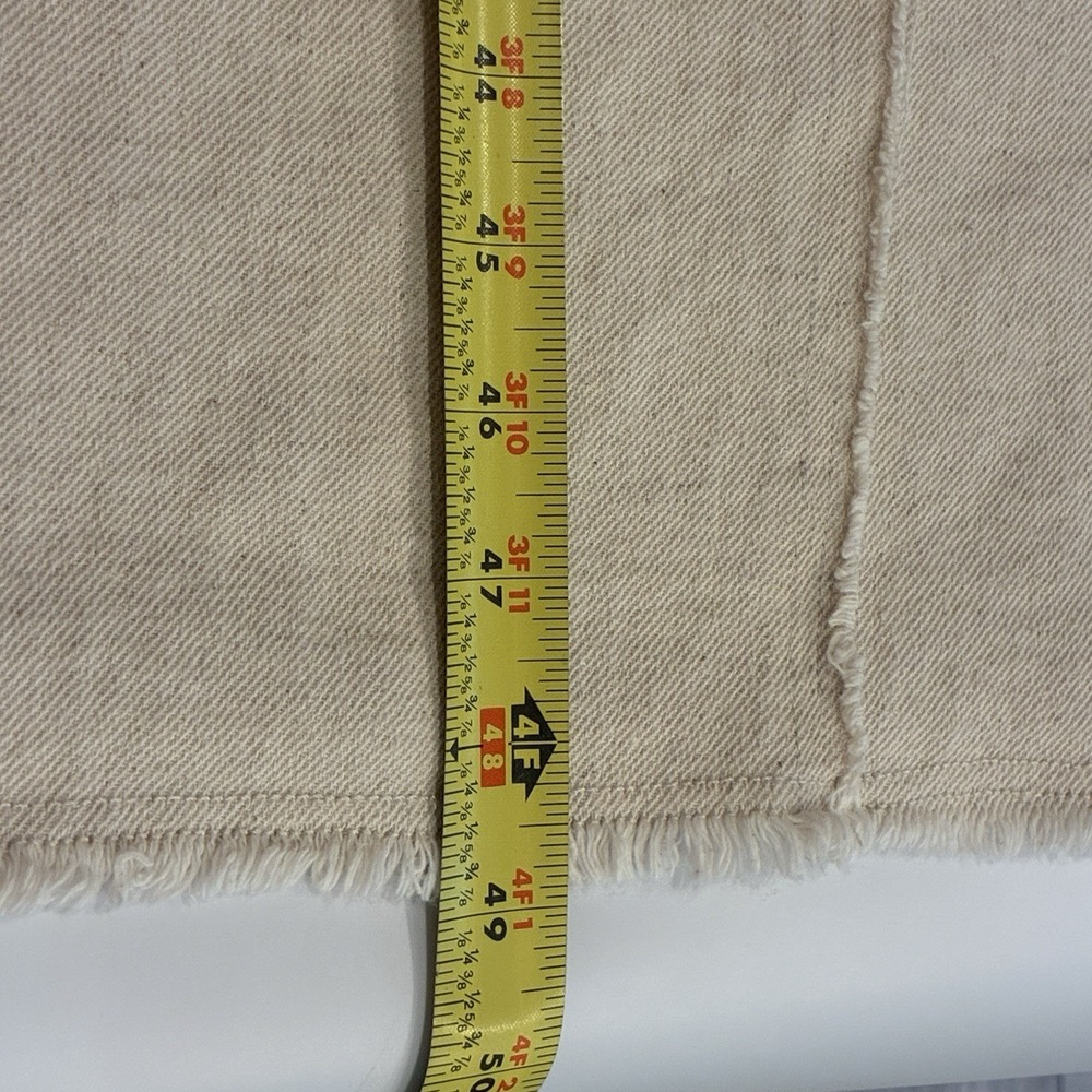 Intique Lagenlook Linen Blend Maxi Dress Size S Oatmeal Sleeveless Minimalist - Picture 9 of 10
